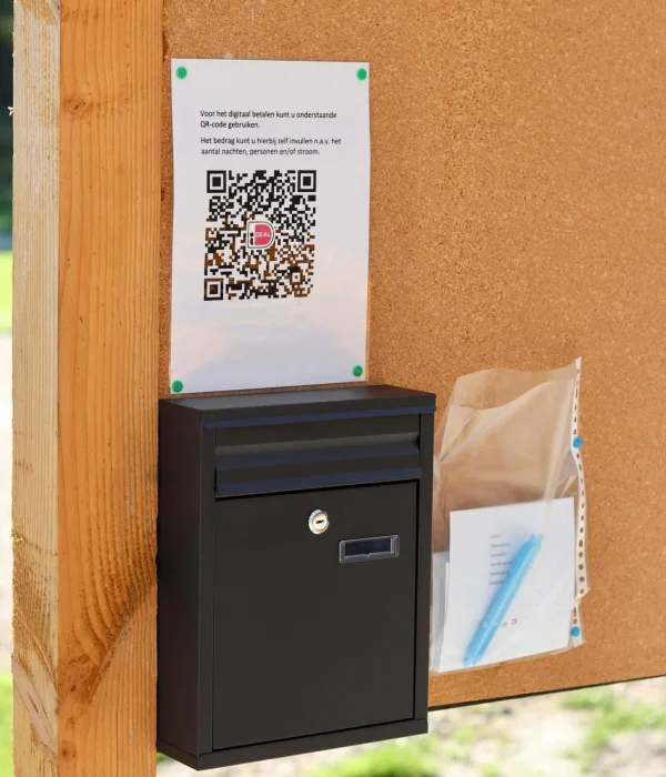 Brievenbus geld in kan achterlaten