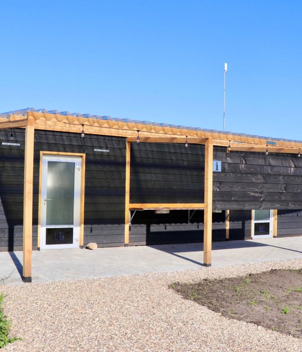 Sanitair unit buitenaanzicht